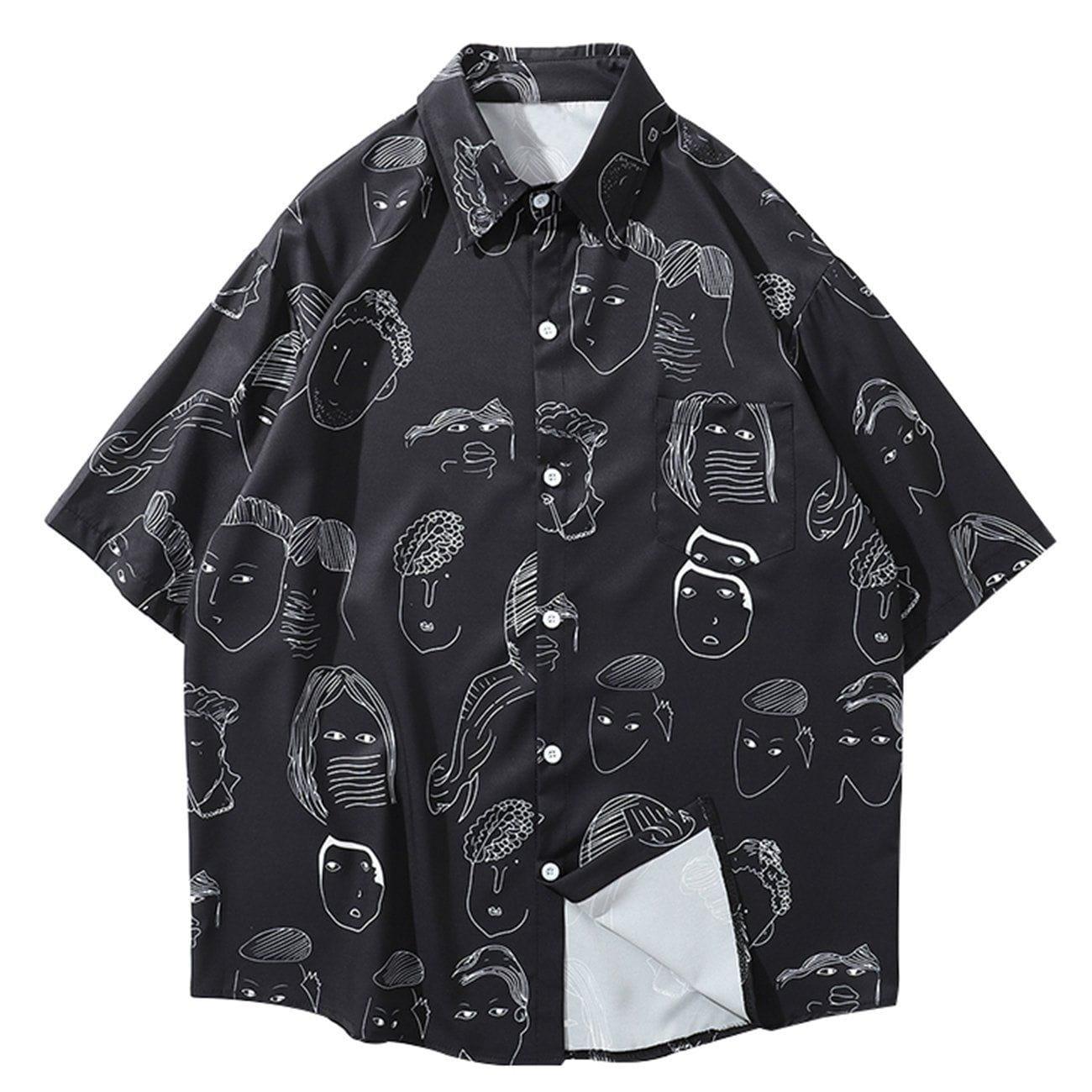 1984® - Fun Portrait Full Print Short Sleeve Shirt - 1984brand