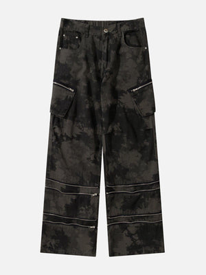 1984® - Functional Multi-pocket Zipper Design Camouflage Cargo Pants 1984