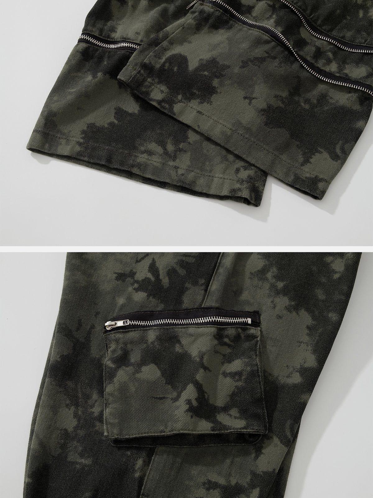 1984® - Functional Multi-pocket Zipper Design Camouflage Cargo Pants 1984