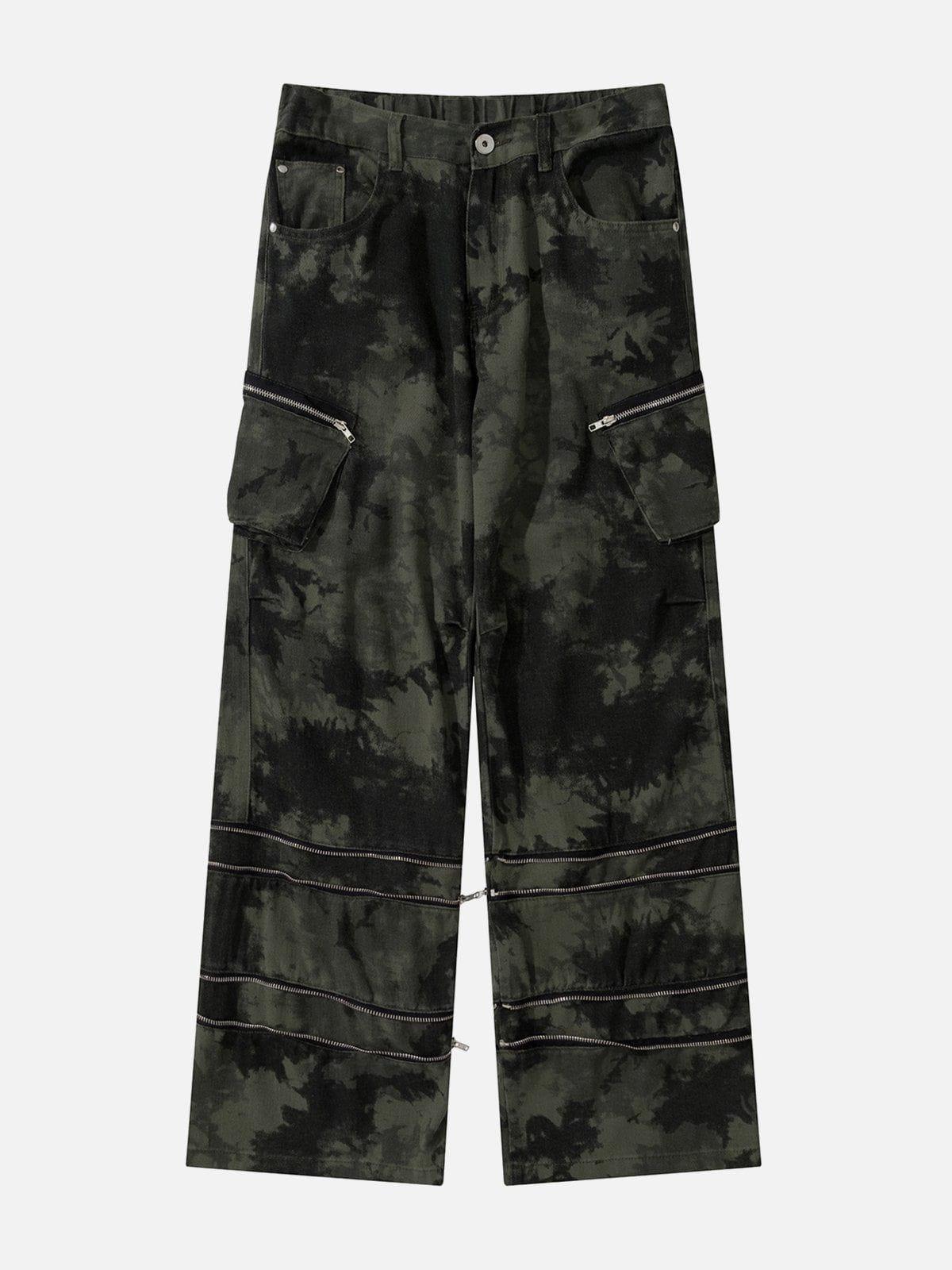 1984® - Functional Multi-pocket Zipper Design Camouflage Cargo Pants 1984