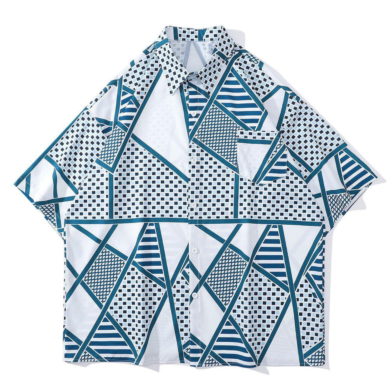 1984® - Geometric Figure Short Sleeve Shirt - 1984brand