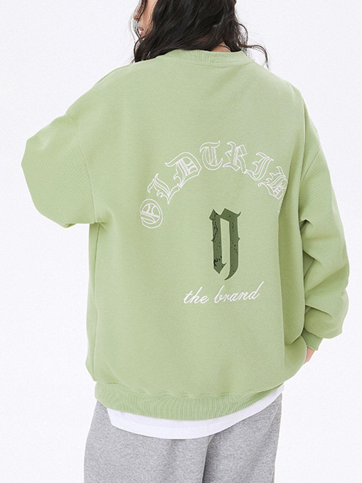 1984® - Gothic Lettering Embroidered Sweatshirt - 1984brand