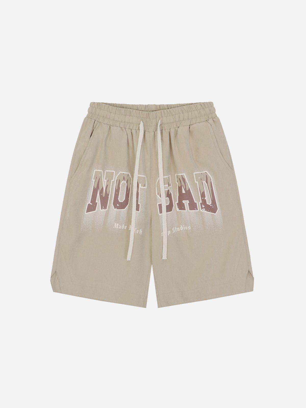 1984® - Gradient Flame Letter Print Shorts - 1984brand