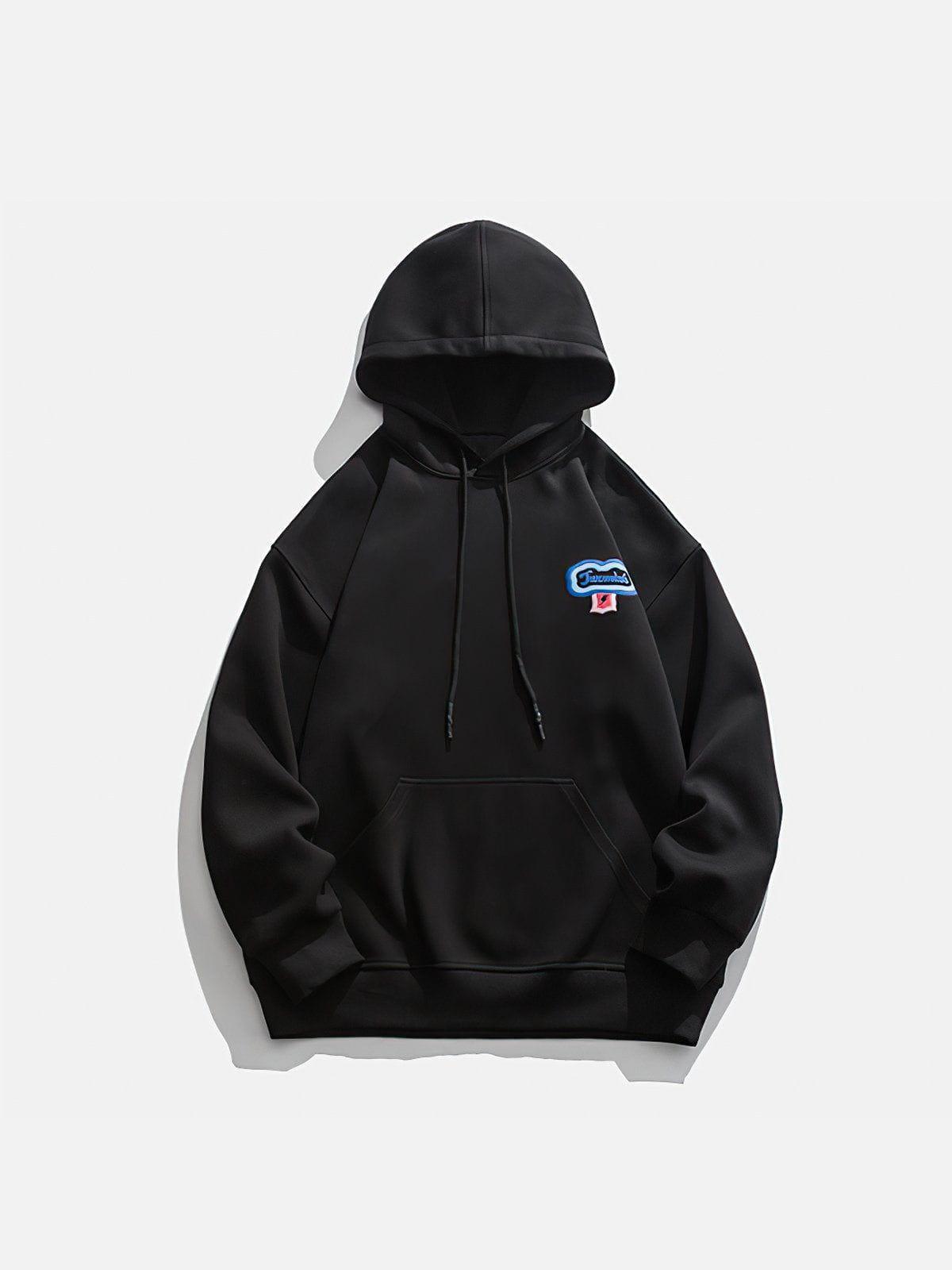 1984® - Heart Letter Print Hoodie - 1984brand