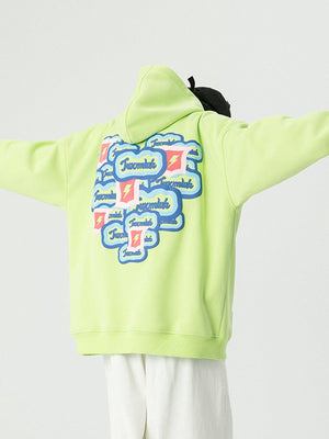 1984® - Heart Letter Print Hoodie - 1984brand