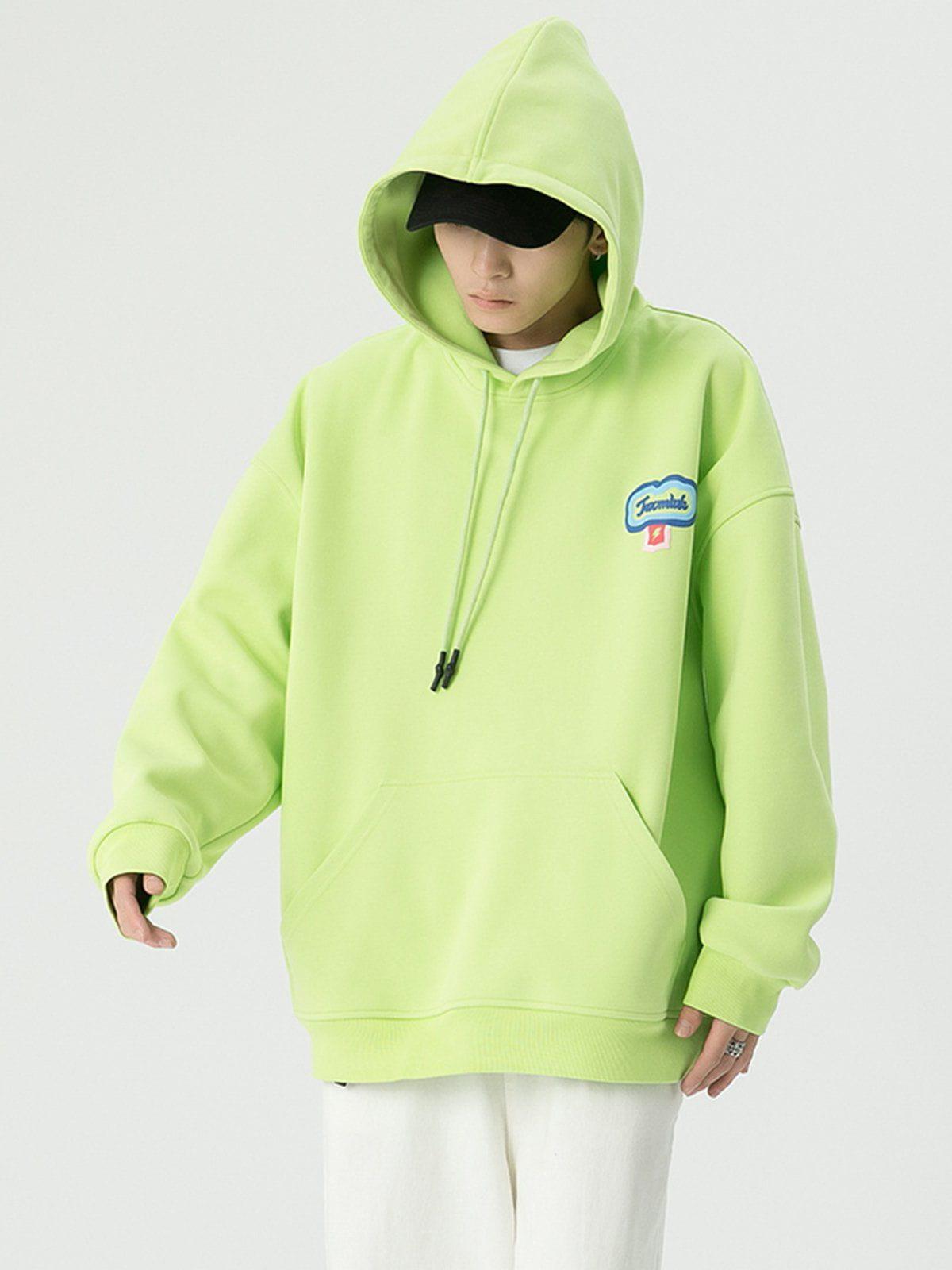 1984® - Heart Letter Print Hoodie - 1984brand