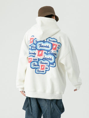 1984® - Heart Letter Print Hoodie - 1984brand