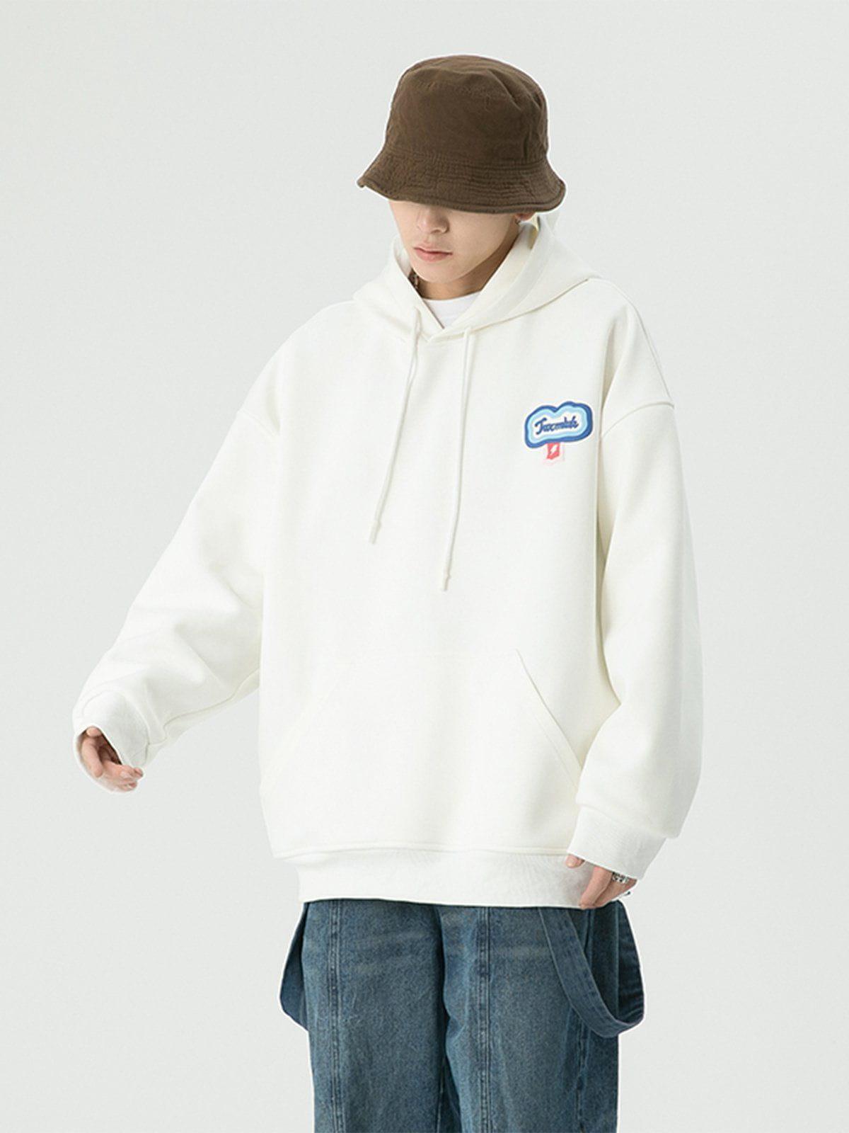 1984® - Heart Letter Print Hoodie - 1984brand