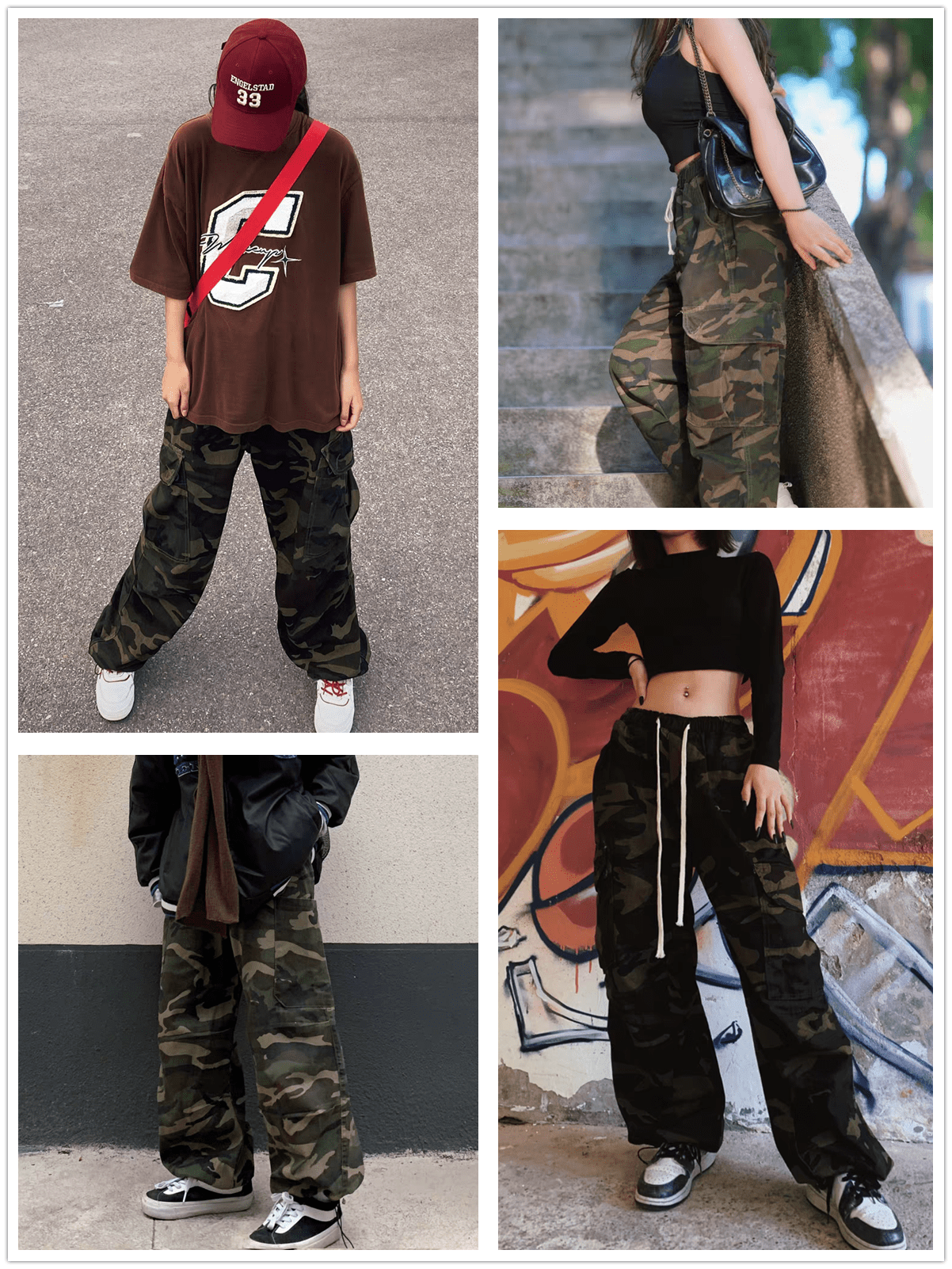 1984® - Hip Hop Camouflage Cargo Pants - 1984brand