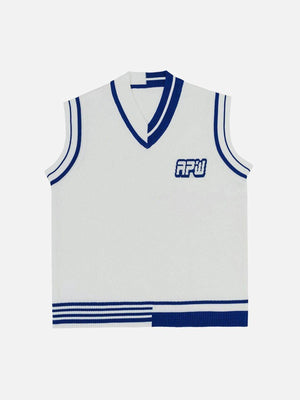 1984® - Irregular Stitching Sweater Vest - 1984brand