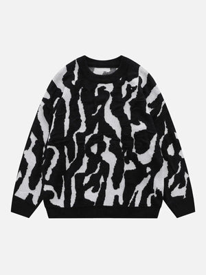 1984® - Jacquard Zebra Print Sweater - 1984brand