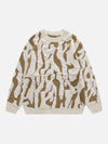 1984® - Jacquard Zebra Print Sweater - 1984brand