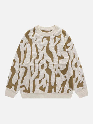 1984® - Jacquard Zebra Print Sweater - 1984brand