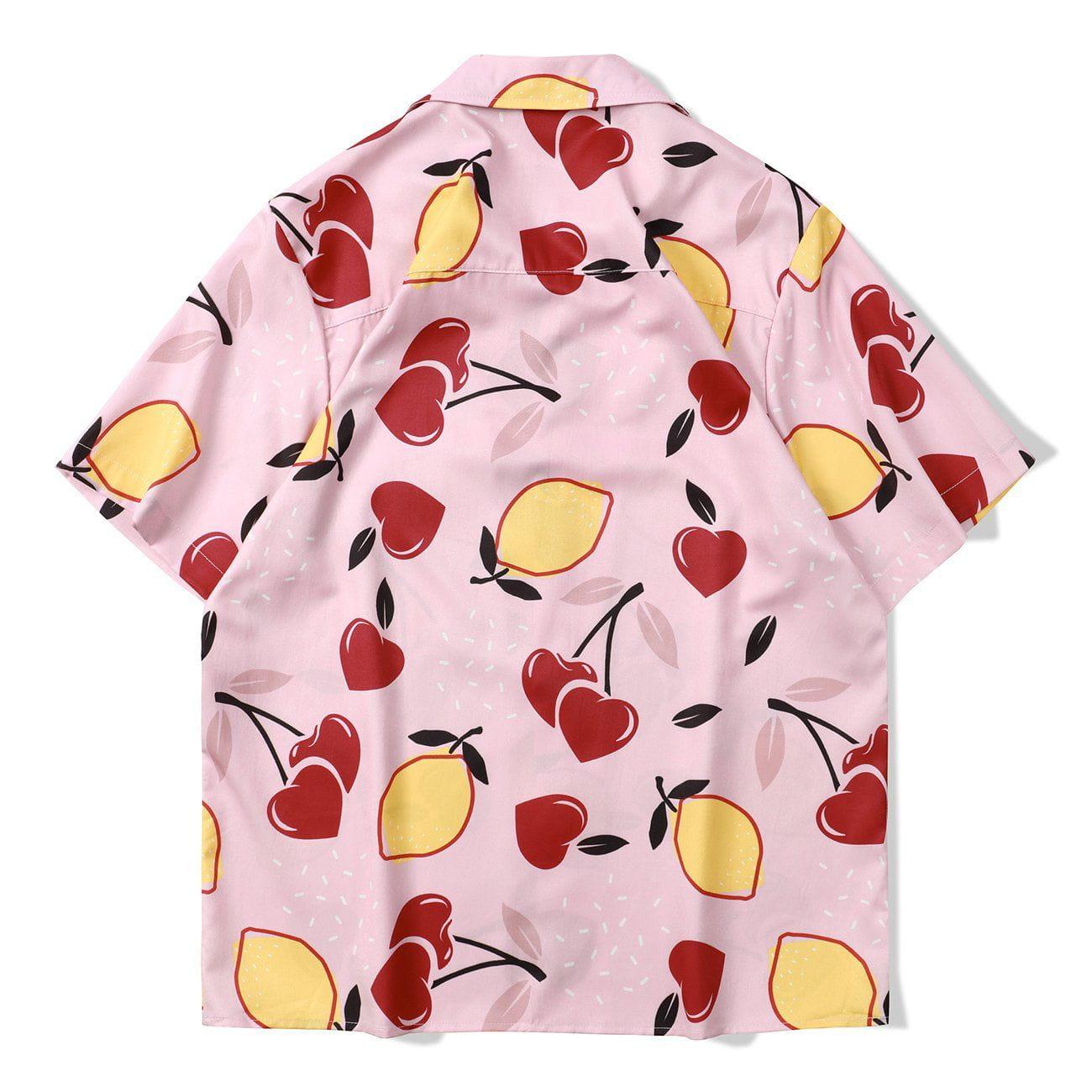 1984® - Lemon and Cherry Graphic Short Sleeve Shirt - 1984brand