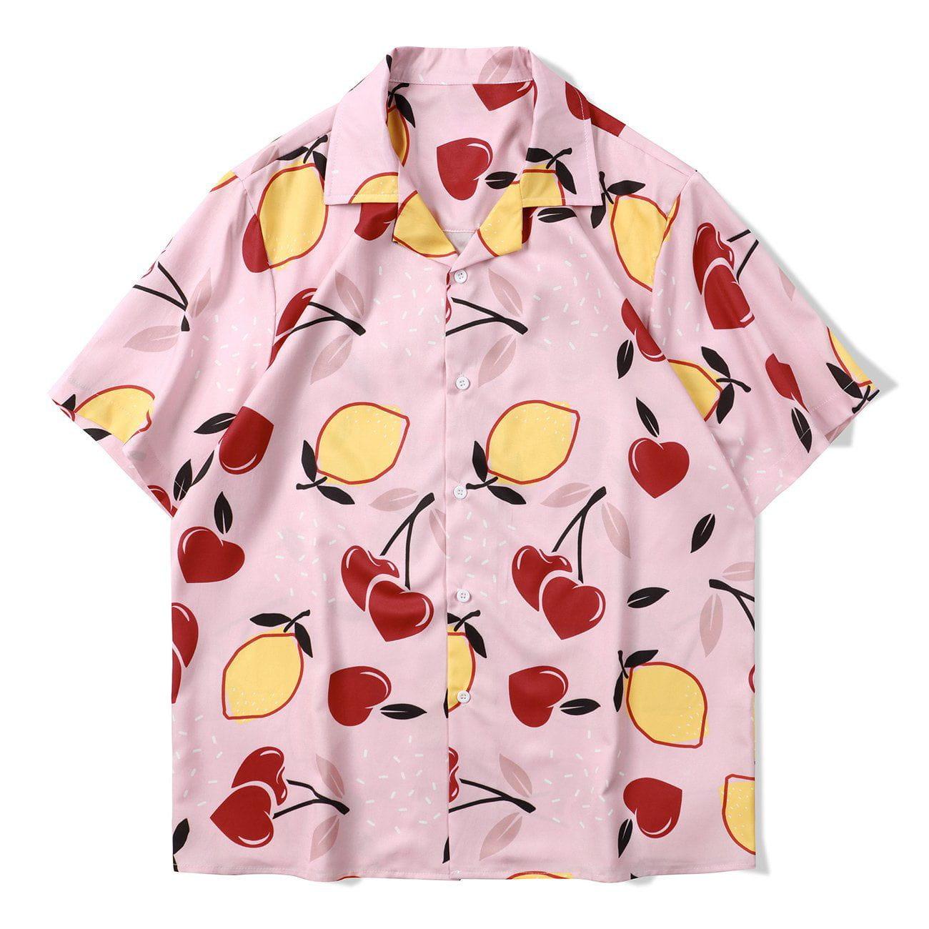 1984® - Lemon and Cherry Graphic Short Sleeve Shirt - 1984brand