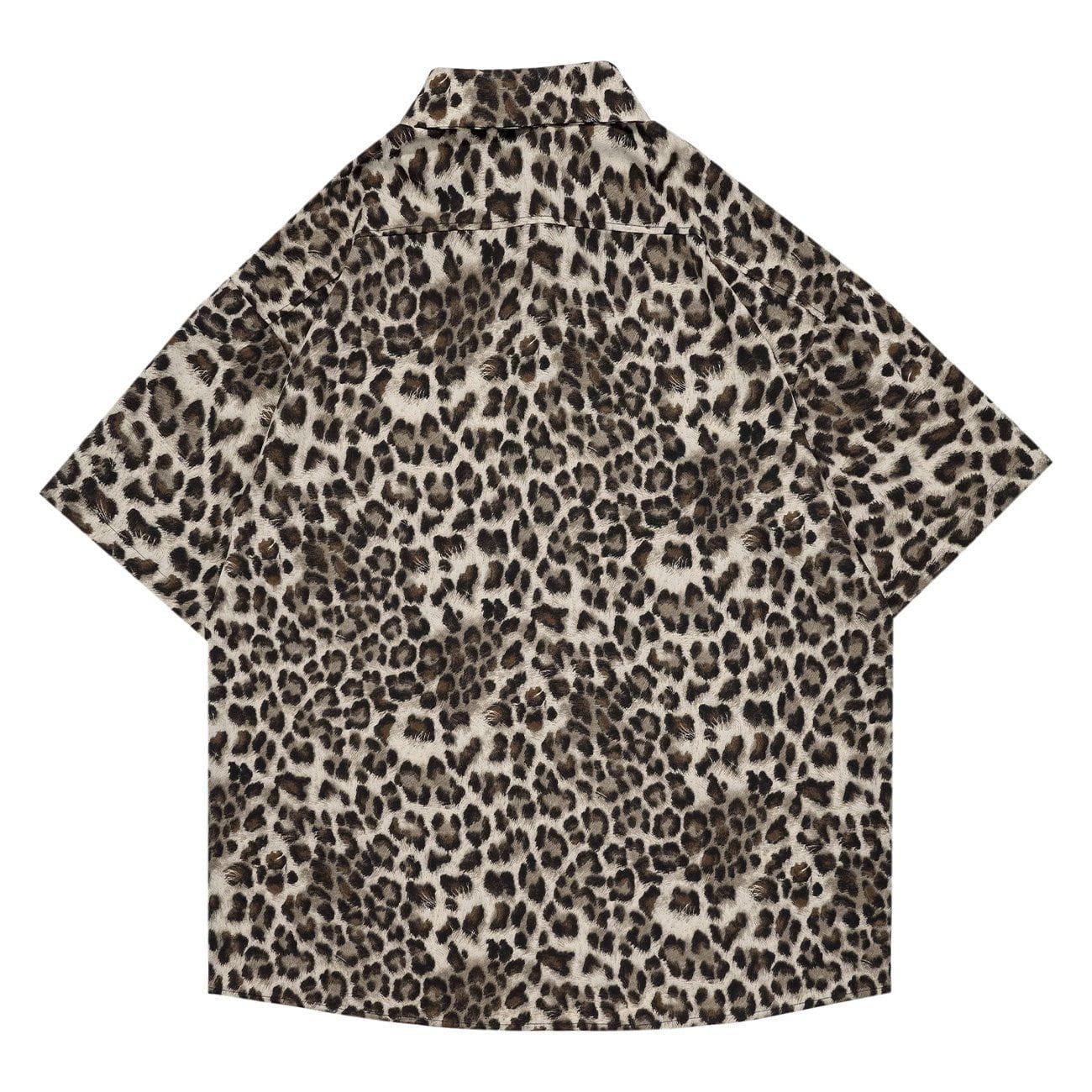 1984® - Leopard Print Short Sleeve Shirt - 1984brand