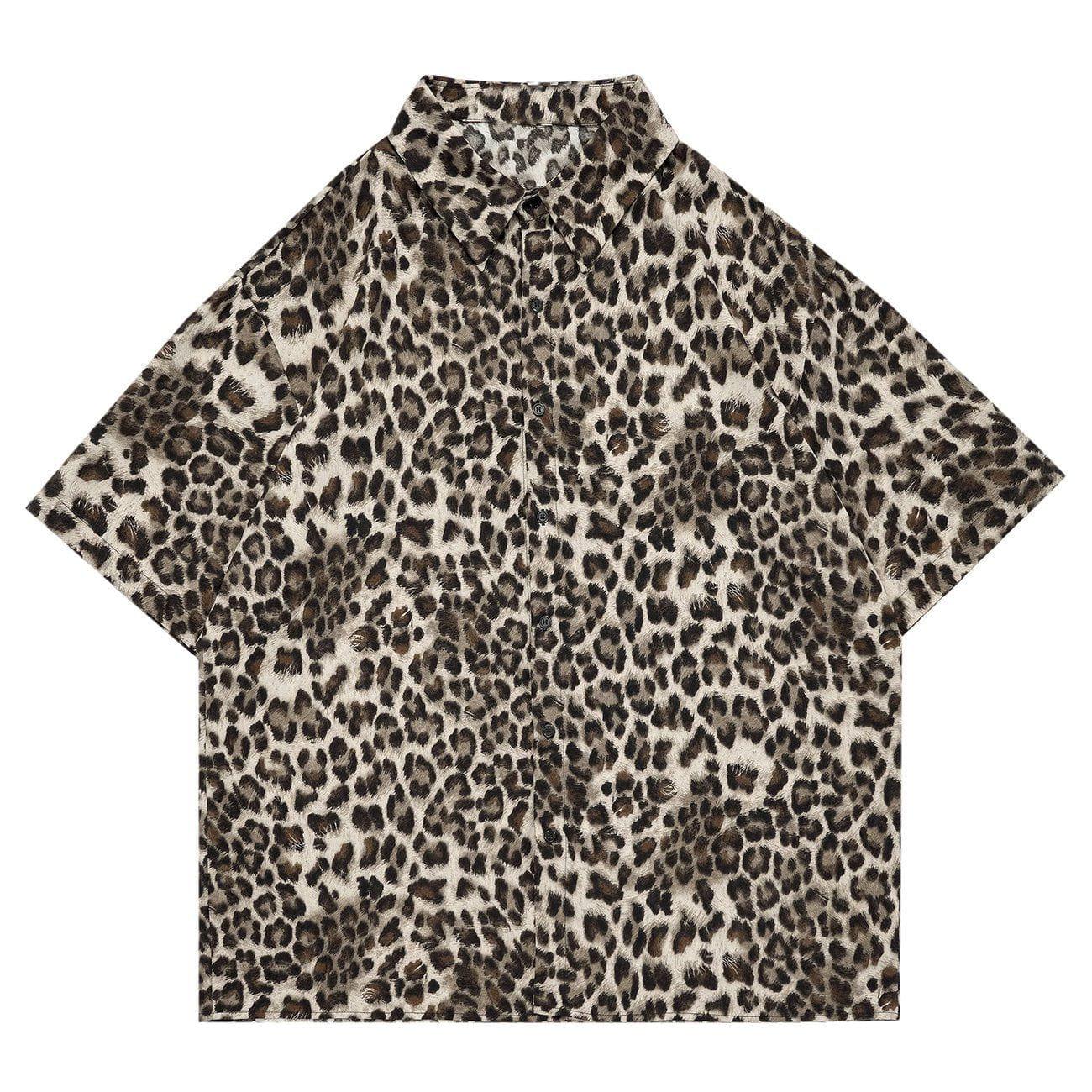 1984® - Leopard Print Short Sleeve Shirt - 1984brand