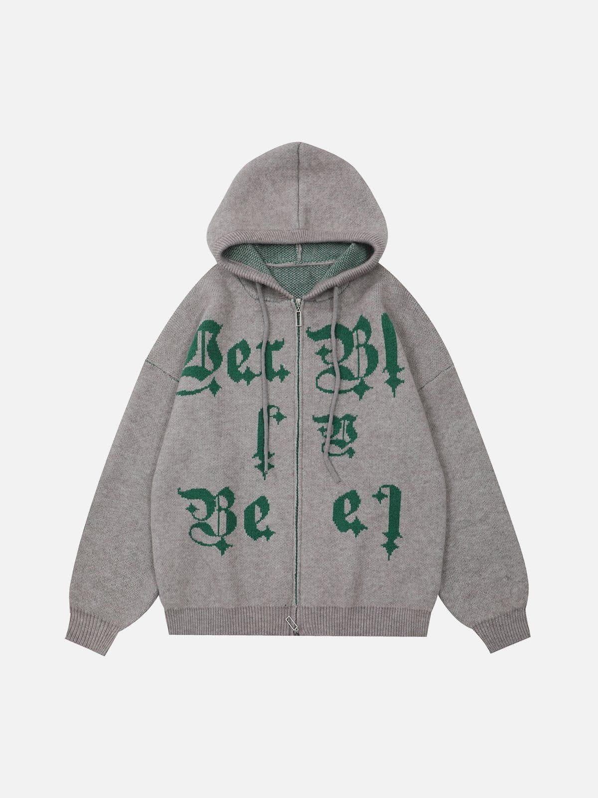 1984® - Letter Embroidery Hoodie - 1984brand