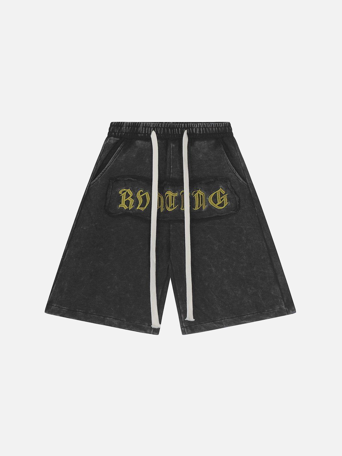 1984® - Letter Embroidery Shorts - 1984brand