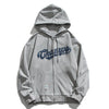 1984® - Letter Print Zipper Hoodie - 1984brand