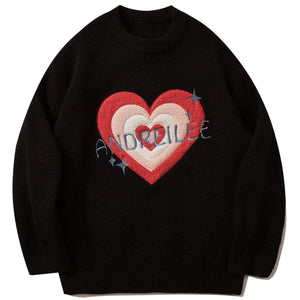 1984® - Love Heart Swirl Knit Sweater - 1984brand