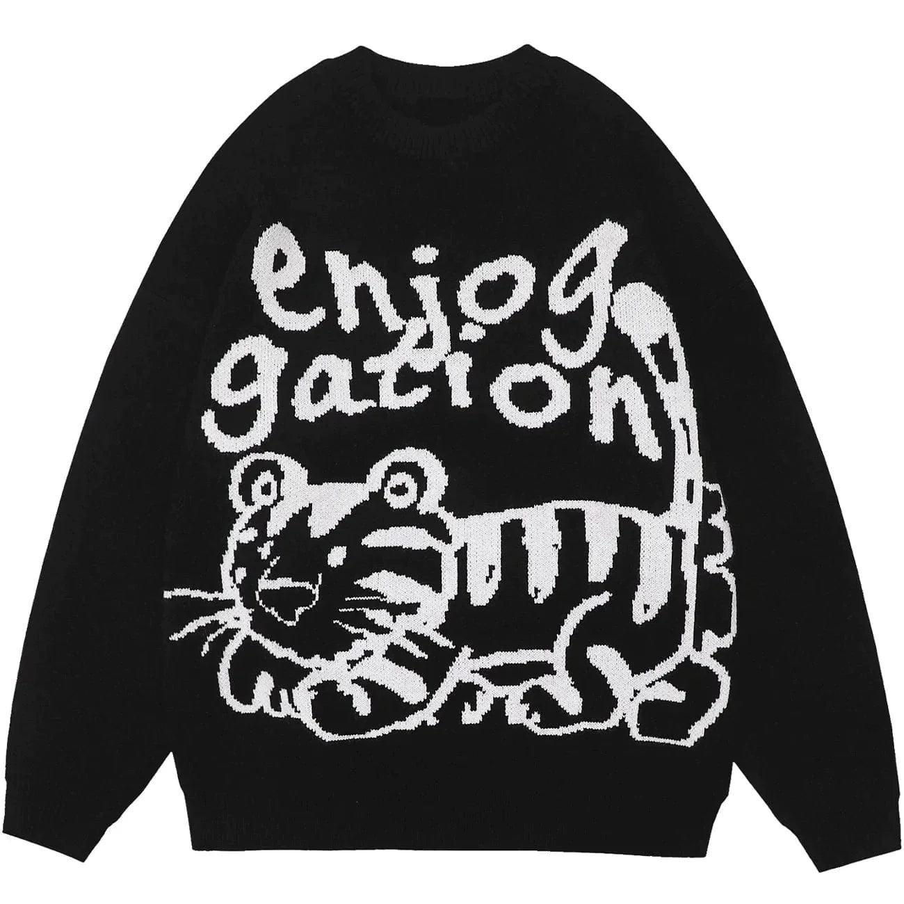 1984® - Lying Tiger Knit Sweater - 1984brand