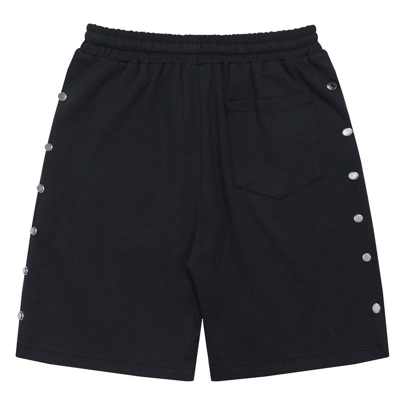 1984® - Metal Snap Button Drawstring Shorts - 1984brand