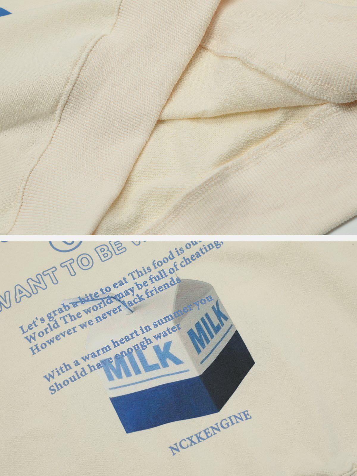 1984® - Milk Carton Print Hoodie - 1984brand