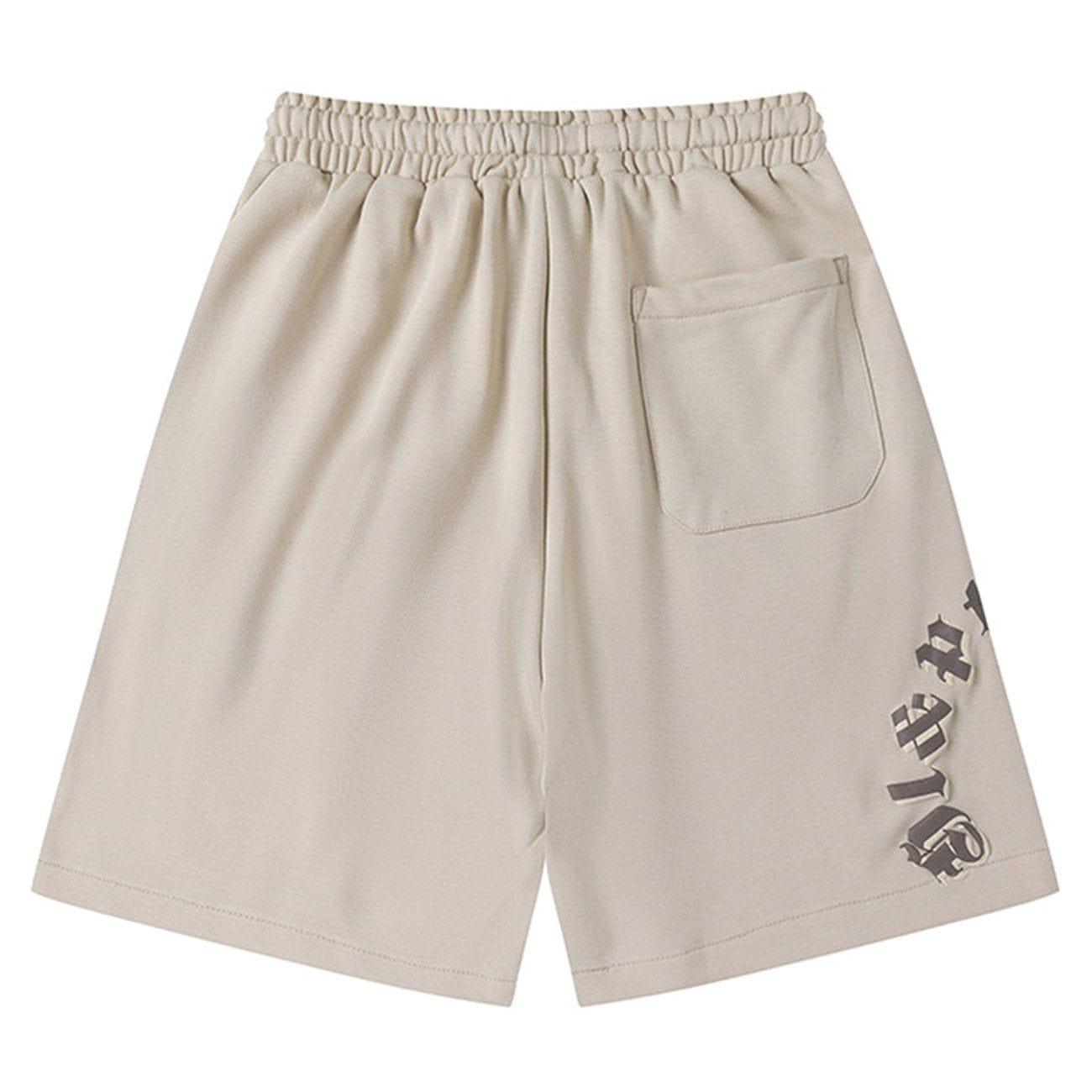 1984® - Monogram Print Drawstring Shorts - 1984brand