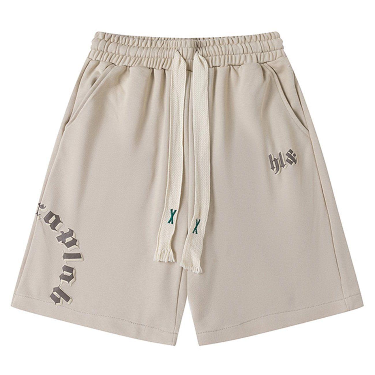 1984® - Monogram Print Drawstring Shorts - 1984brand