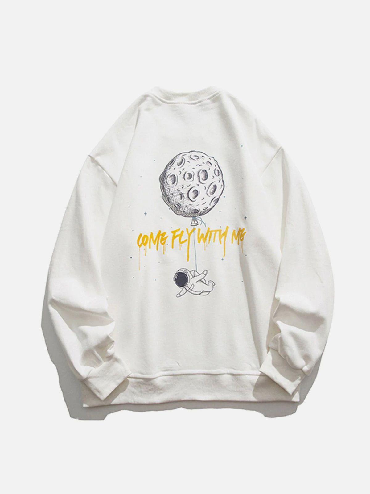 1984® - Moon Astronaut Print Sweatshirt - 1984brand