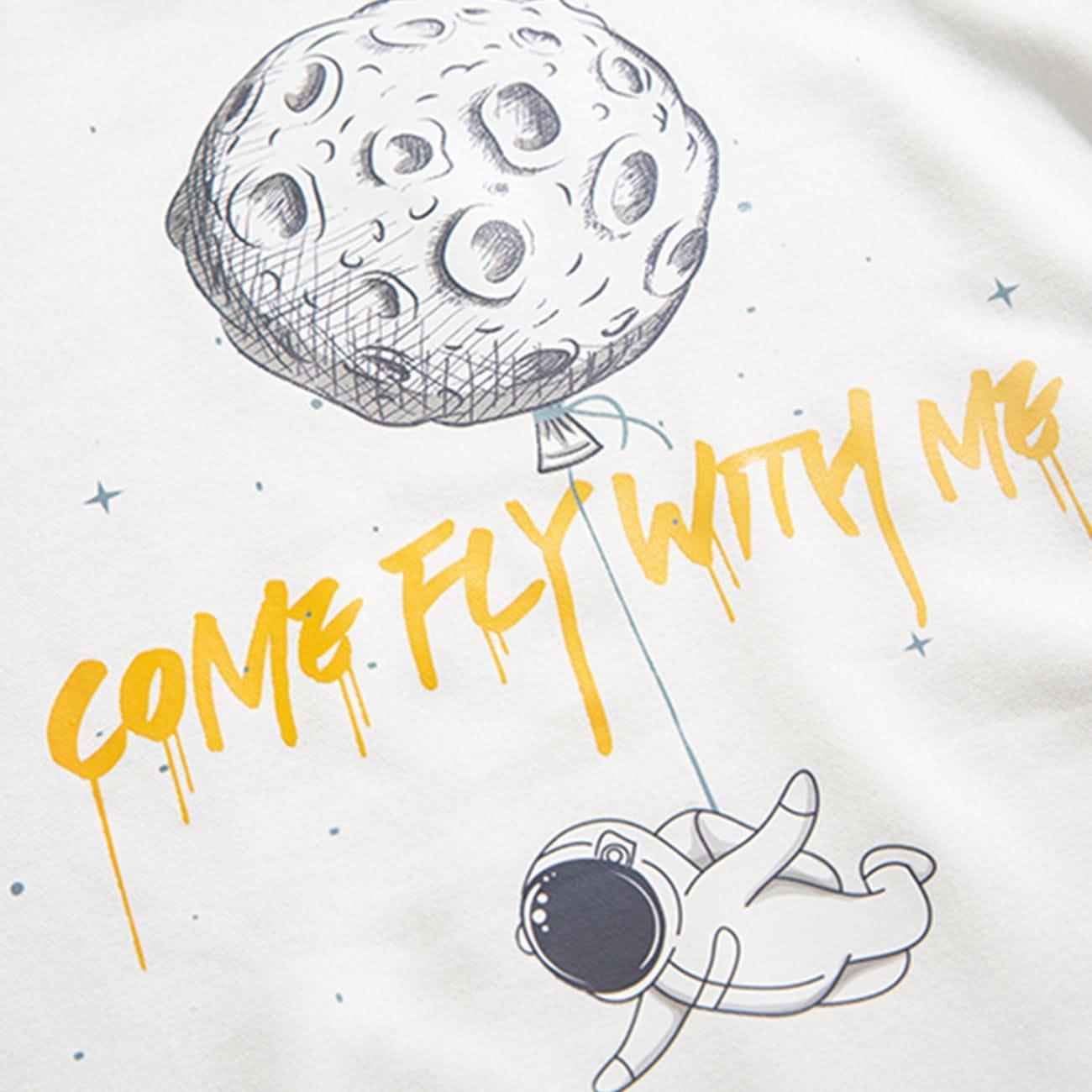 1984® - Moon Astronaut Print Sweatshirt - 1984brand