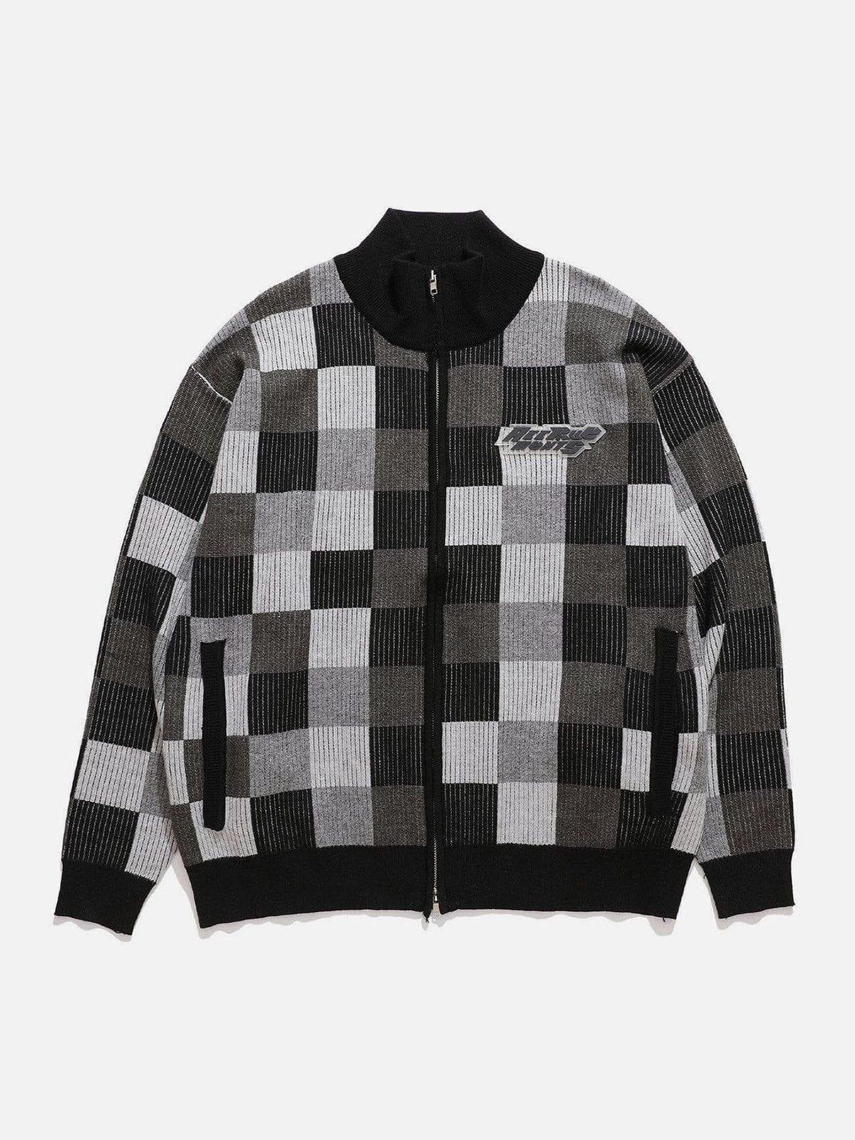 1984® - Mosaic Plaid Cardigan 1984