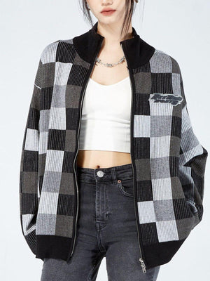 1984® - Mosaic Plaid Cardigan 1984