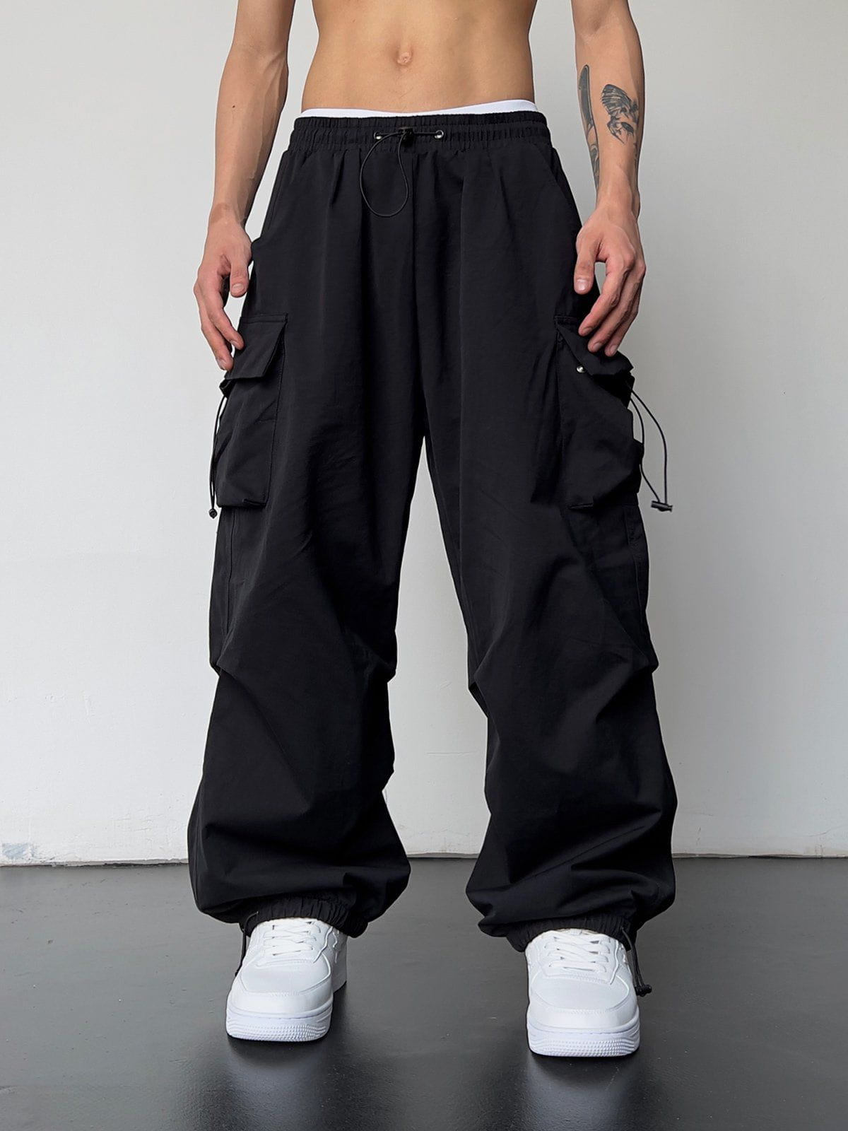 1984® - Multi-pocket Adjustable Drawstring Cargo Pants - 1984brand