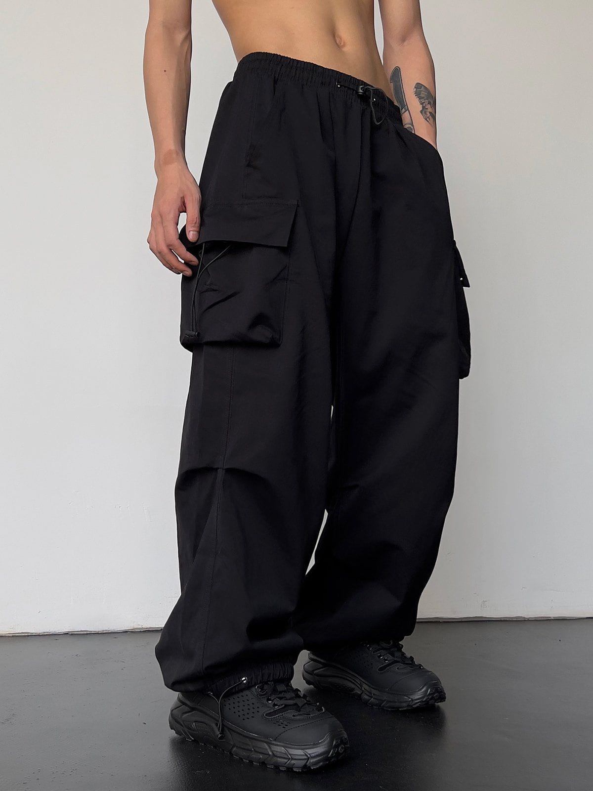 1984® - Multi-pocket Adjustable Drawstring Cargo Pants - 1984brand