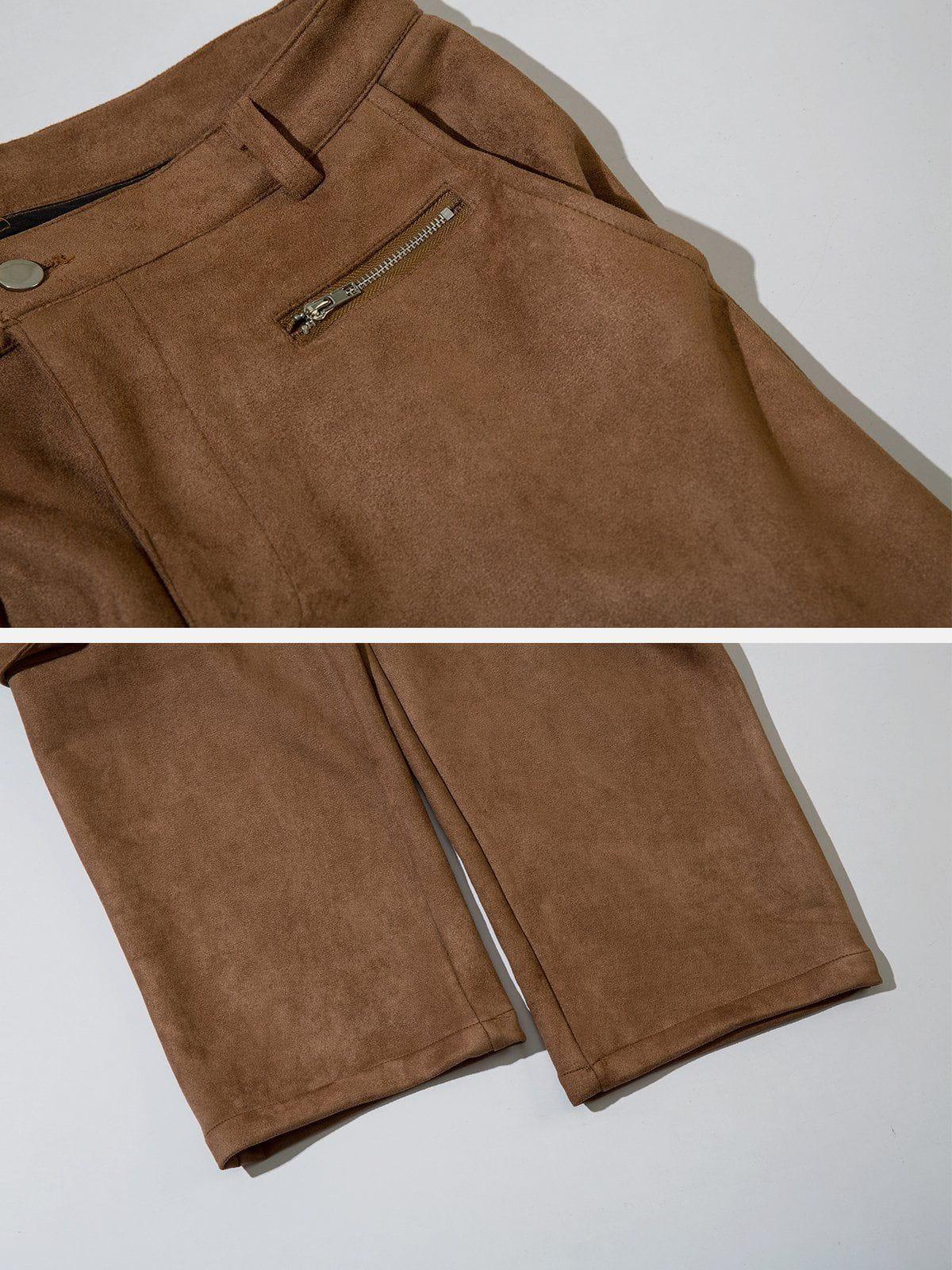 1984® - Multi-Pocket Suede Pants - 1984brand