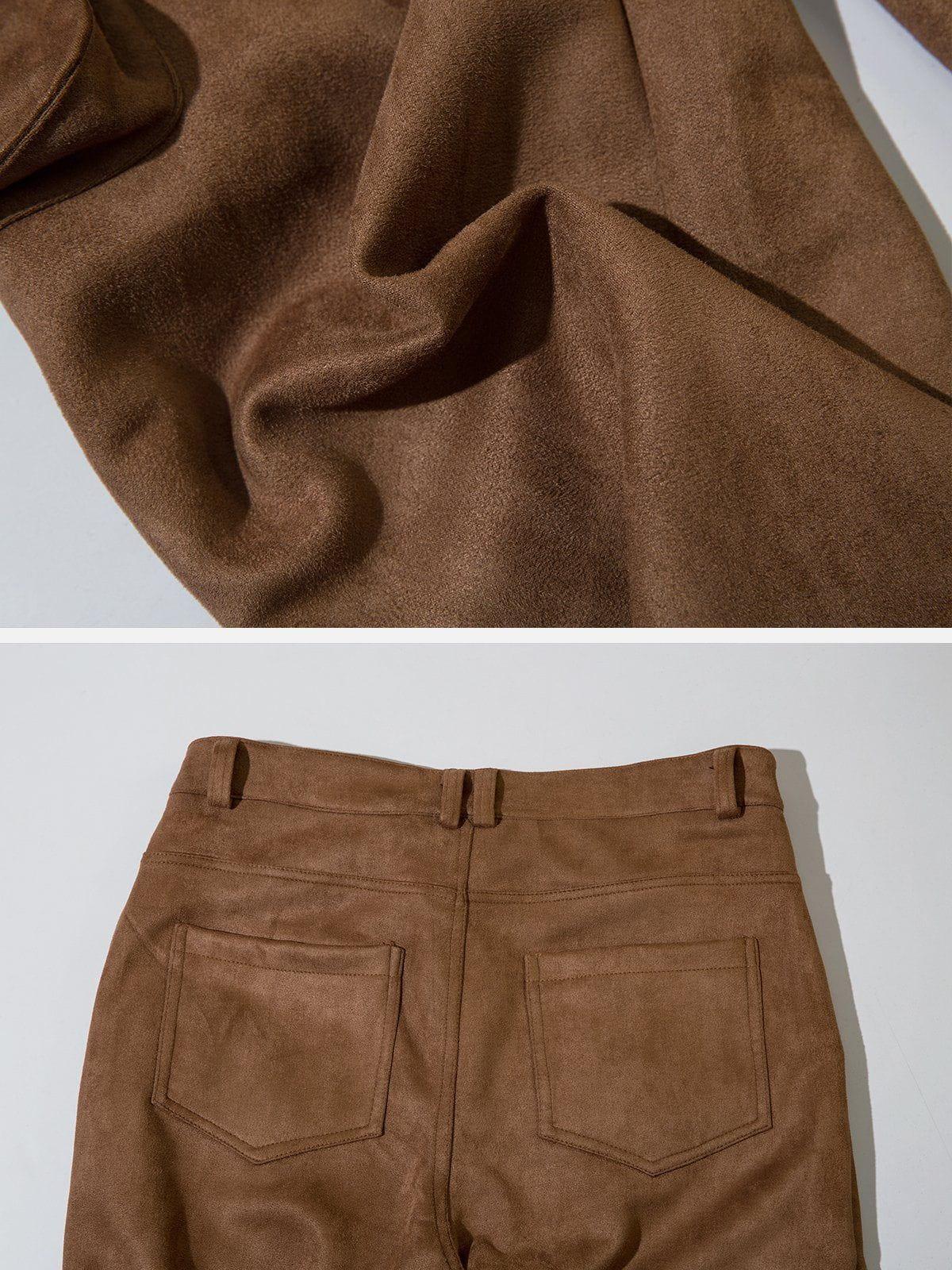 1984® - Multi-Pocket Suede Pants - 1984brand