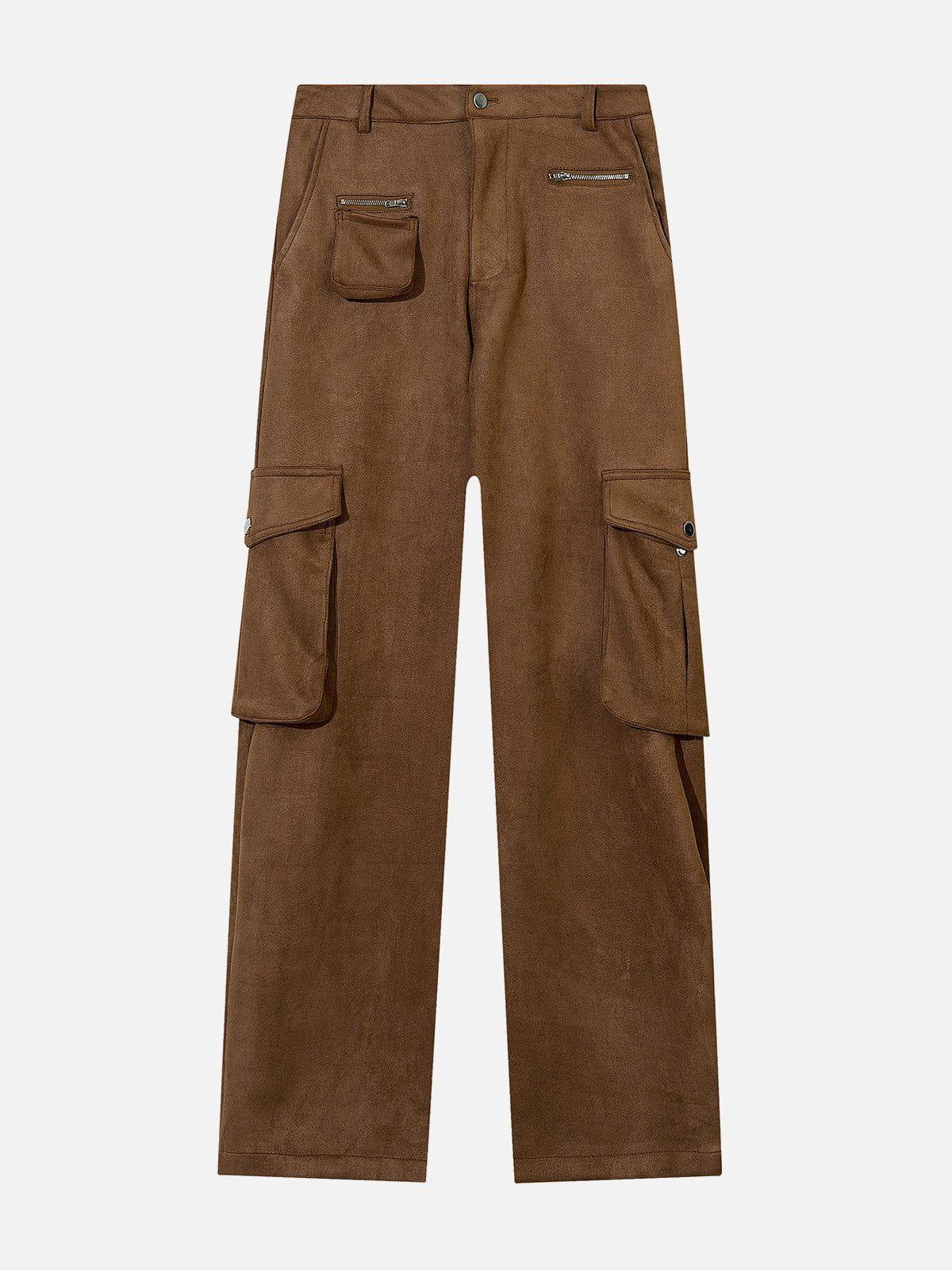 1984® - Multi-Pocket Suede Pants - 1984brand