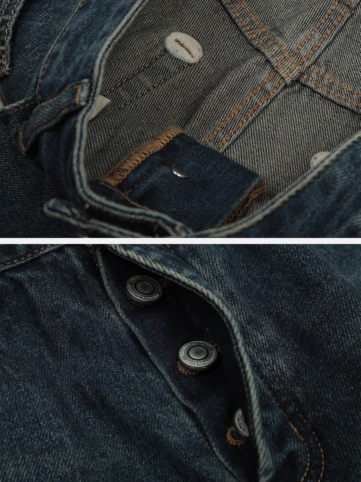 1984® - Multiple Buttons Jeans - 1984brand