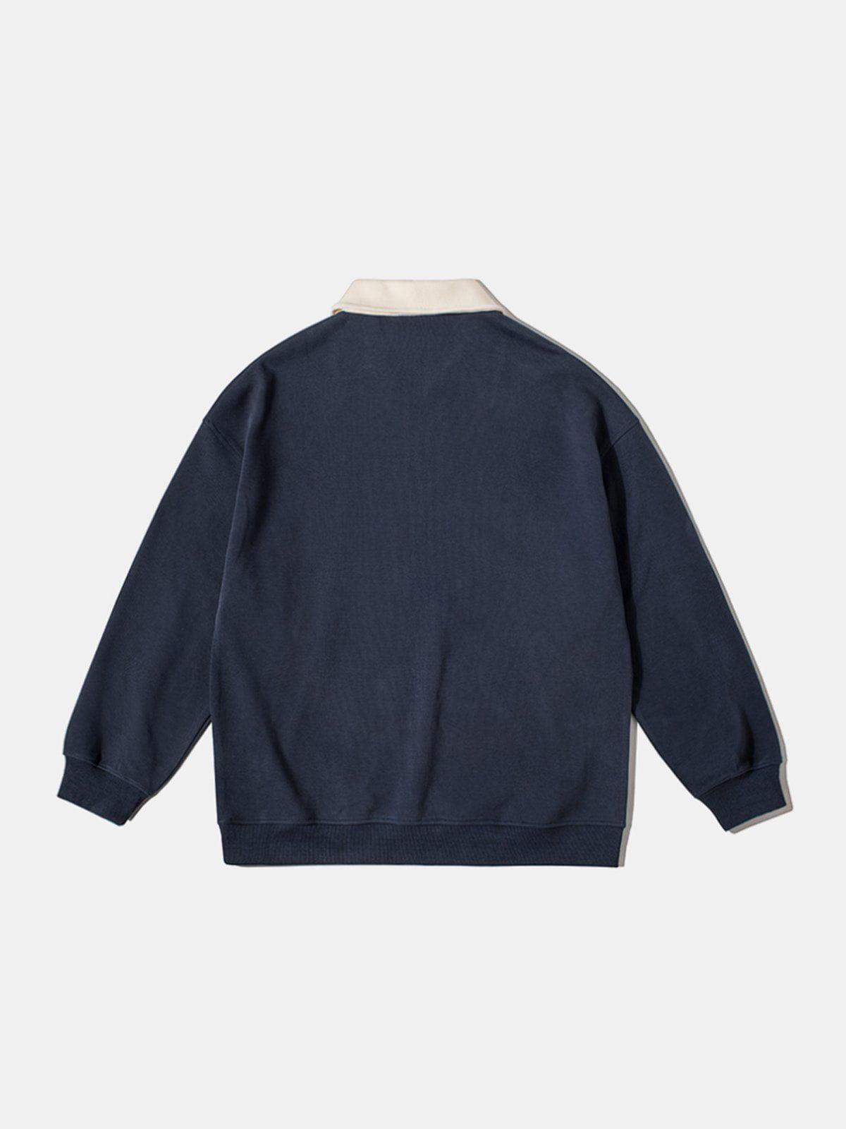 1984® - Nartaliy Embroidery Polo Sweatshirt - 1984brand