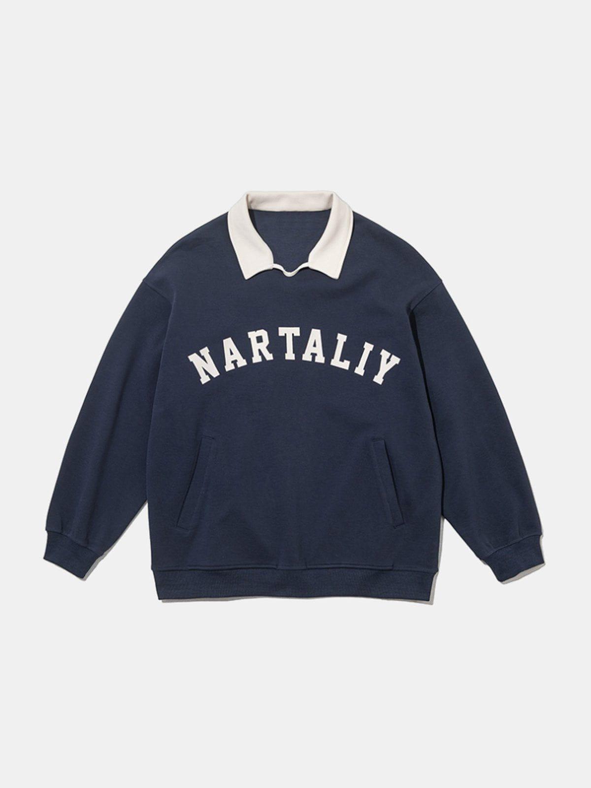 1984® - Nartaliy Embroidery Polo Sweatshirt - 1984brand