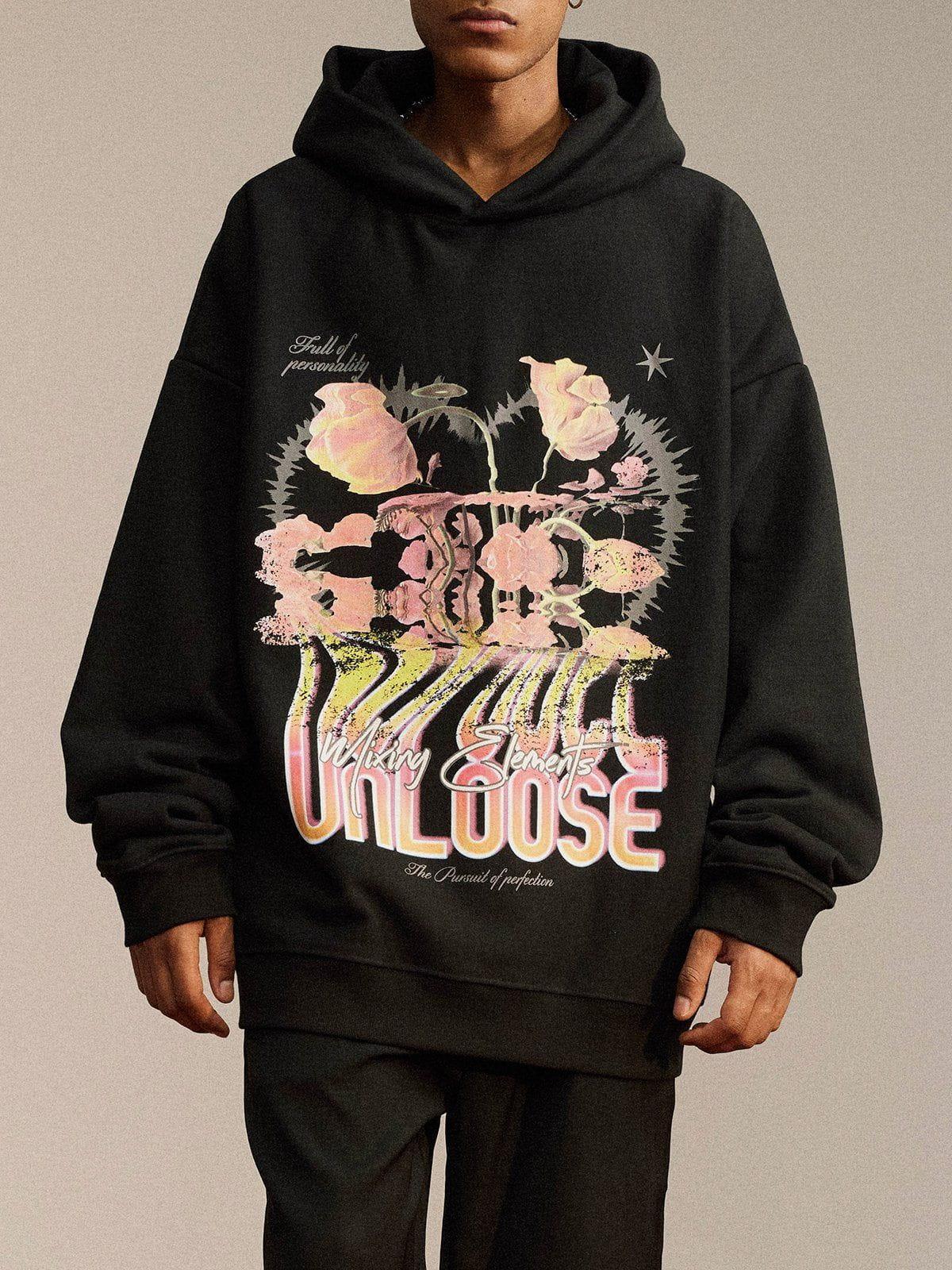 1984® - Neon Garden Print Hoodie - 1984brand