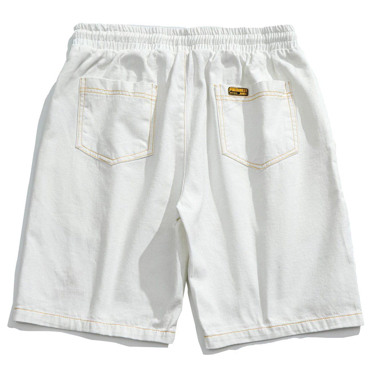 1984® - Open Thread Embroidery Shorts - 1984brand