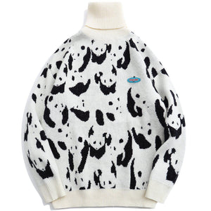 1984® - Panda Print Knit Sweater - 1984brand