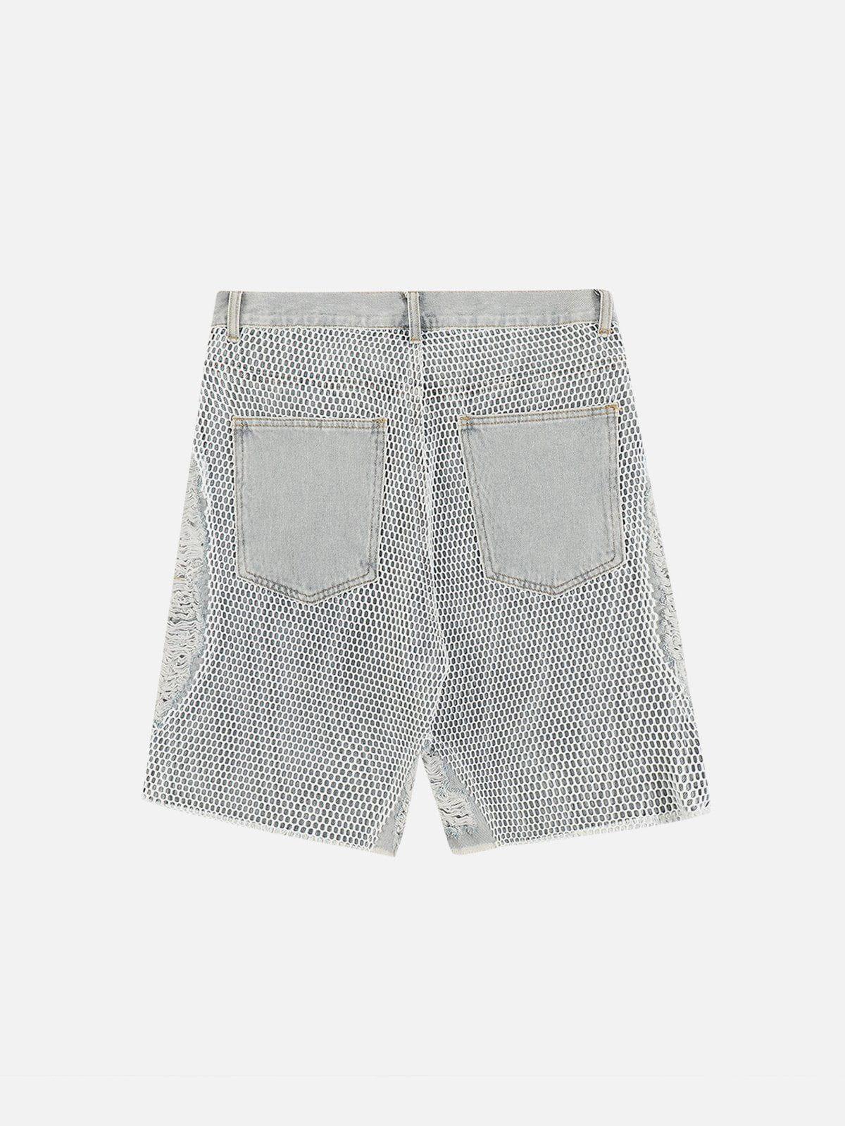 1984® - Patchwork Burlap Shorts - 1984brand