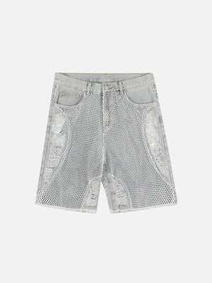 1984® - Patchwork Burlap Shorts - 1984brand