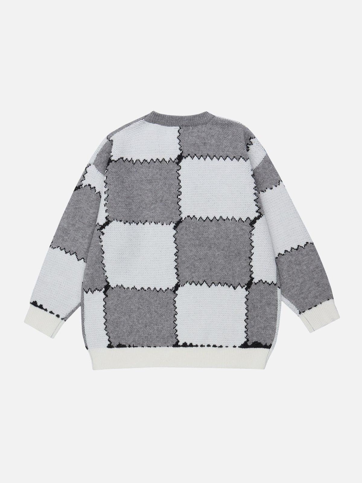 1984® - Patchwork Contrast Sweater - 1984brand