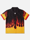 1984® - Patchwork Flame Print Short Sleeve Shirt - 1984brand