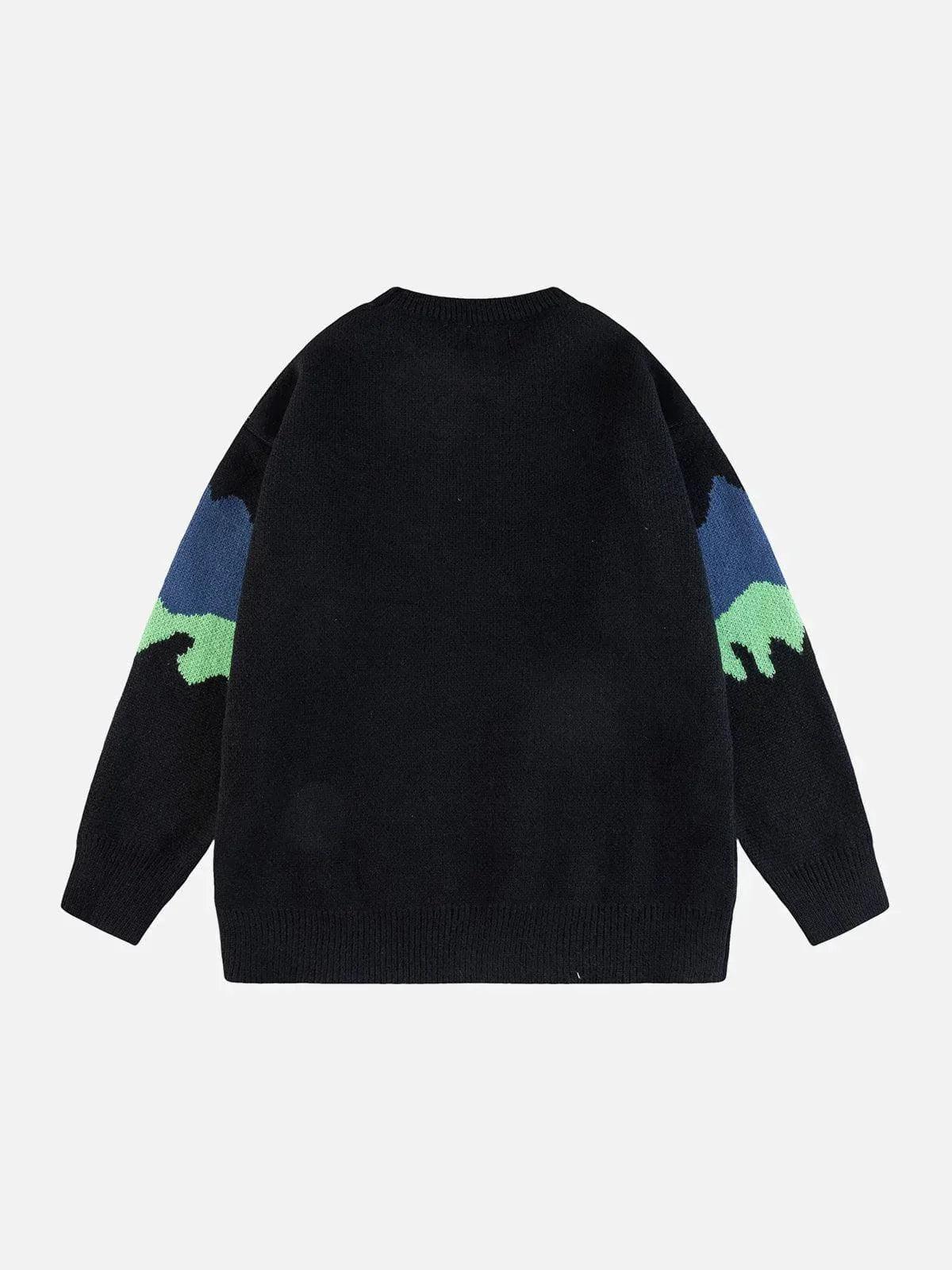 1984® - Patchwork Fun Dinosaur Sweater - 1984brand